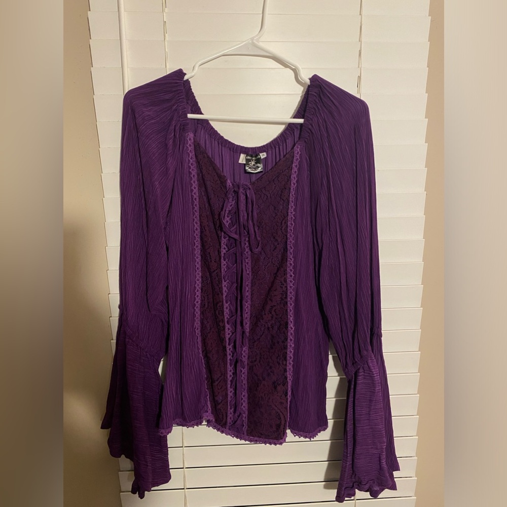 Purple renaissance top